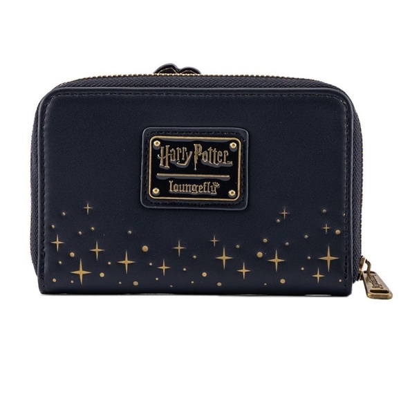 Loungefly Harry Potter Diagon Alley Sequin Mini Backpack and Wallet - Picture 11 of 12